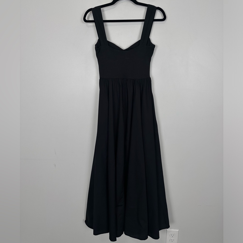 J. CREW Black Sweetheart tank dress with poplin skirt CA647 - Picture 7 of 10